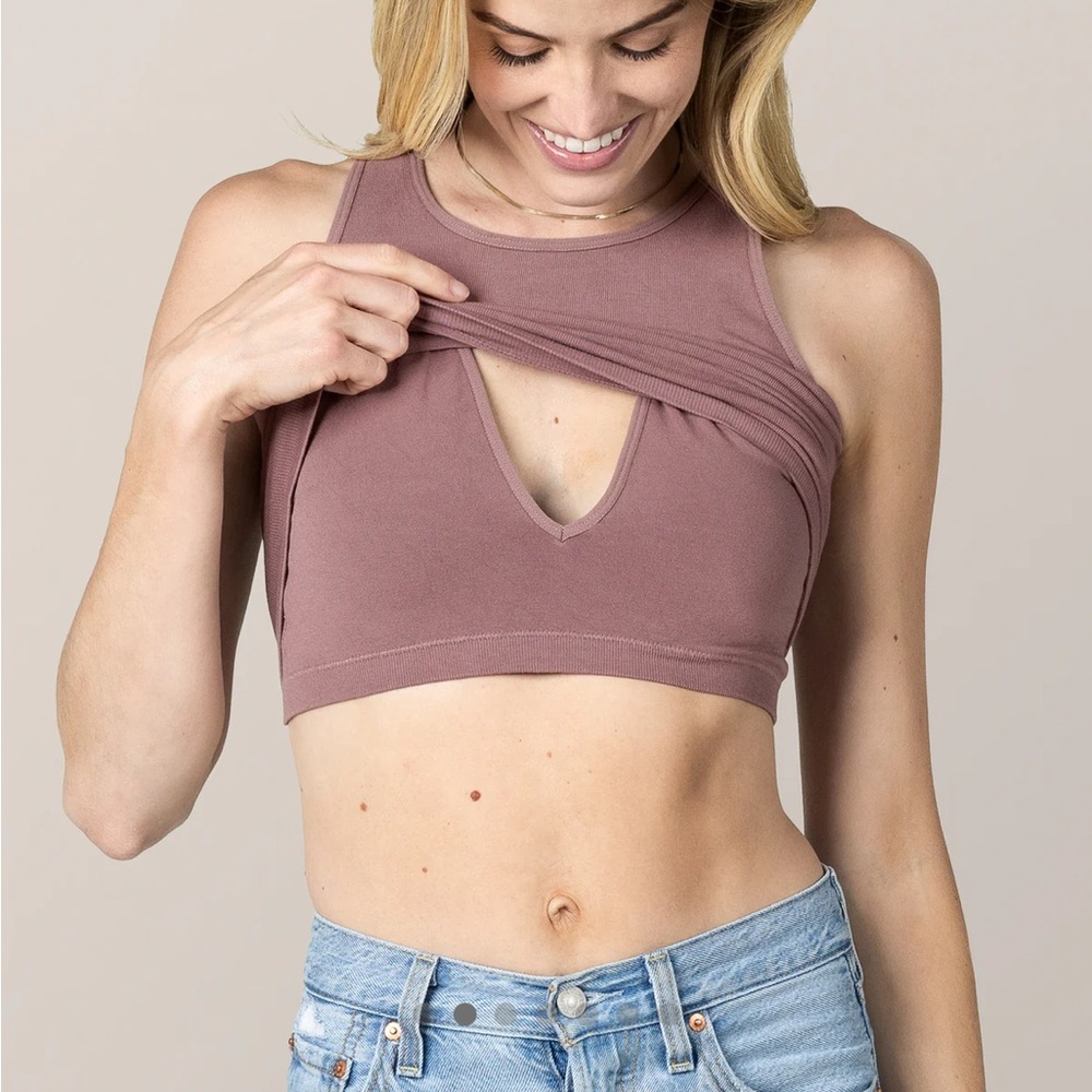 Three Kindred Bravely Sublime® Bamboo Maternity & Nursing Longline Bra Tops